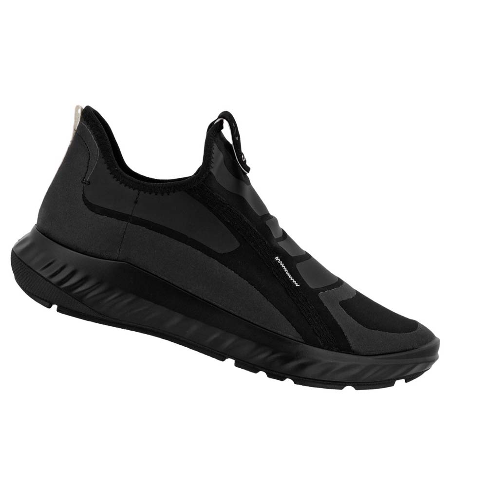 Ecco Ath-1fw Alpha Slip On Joggesko Dame Svarte | NO 202LIS